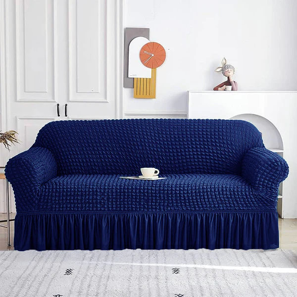 Persian Bubble Sofa Cover- Blue