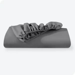 Jersey Bed Fitted Sheet - Grey