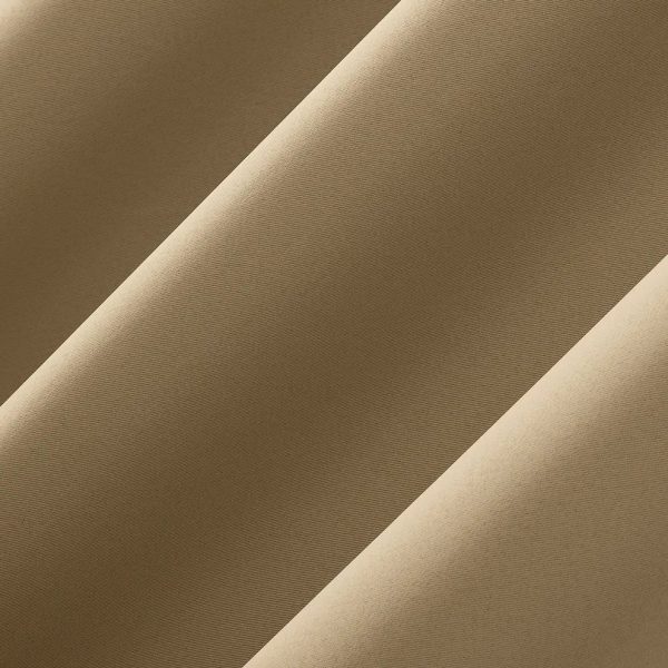 2 PCs Blackout Room Curtains-Beige - Image 2