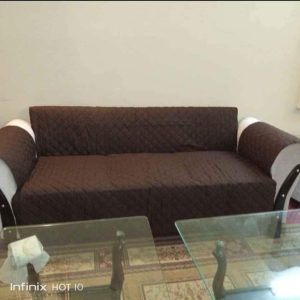 Quilted Sofa Come Bed Cover 3 Seater – Dust Proof