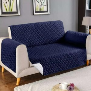 Ultrasonic Quilted Sofa Covers Blue