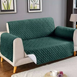 Ultrasonic Quilted Sofa Covers Green